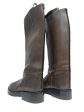 ANN DEMEULEMEESTER Boots US 7 Leather BRW RIDER BOOTS Hot on Sale