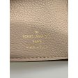 LOUIS VUITTON Trifold Wallet Beige Leather PORTEFEUILLE LOCK MINI_CALFSKIN LEATHER M69340 Online now