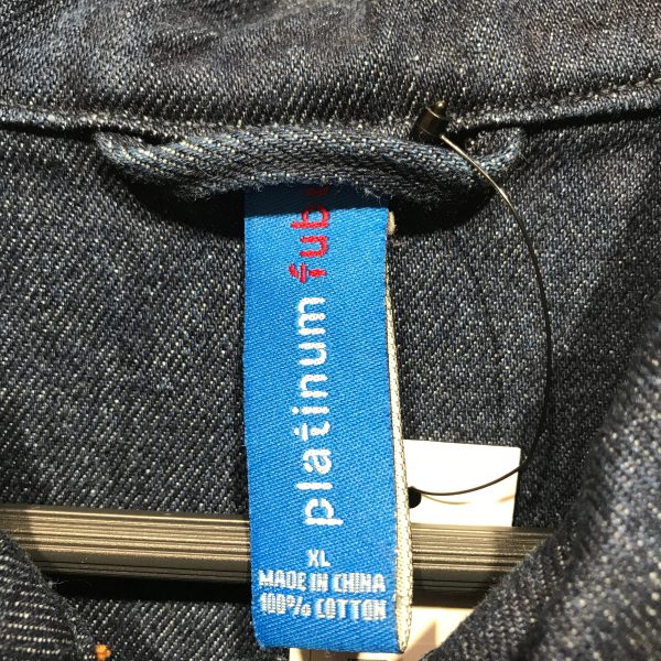 Fubu  Denim Jkt XL BLU Denim Plain on Sale