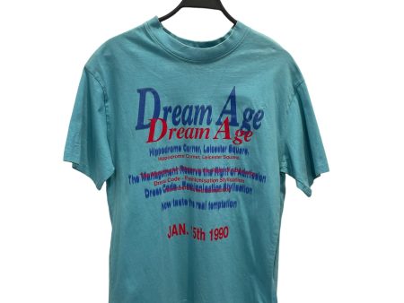 MARTINE ROSE T-Shirt L Cotton BLU Graphic Dream Age Sale