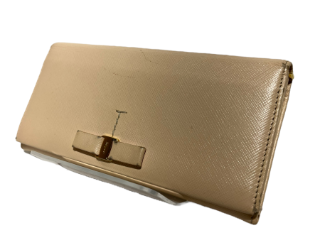 Salvatore Ferragamo Long Wallet Leather WHT  Sale