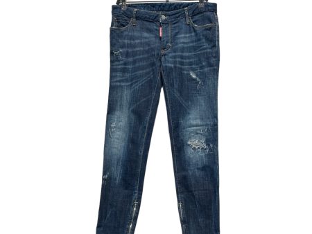 DSQUARED2 Skinny Pants 44 Denim BLU  Fashion