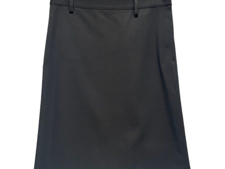 YOHJI YAMAMOTO Skirt S Wool BLK  For Cheap