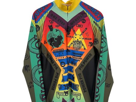 Walter Van Beirendonck LS T-Shirt L Polyester MLT All Over Print  Online Sale