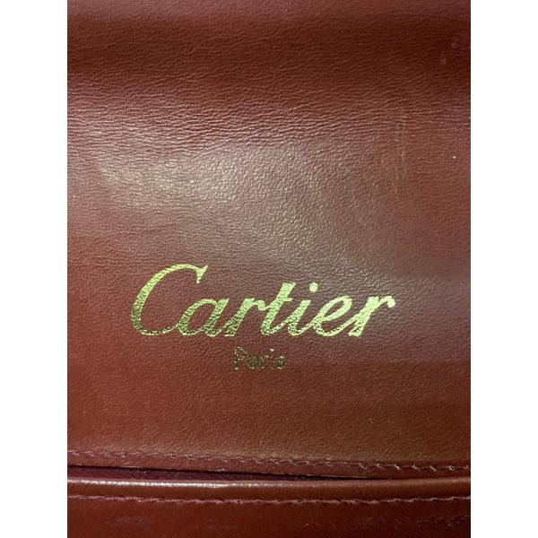 #Cartier Clutch Bag BRD Leather Plain Online Sale