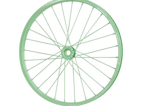 16  Decorative Bicycle Rim: Mint Green For Sale