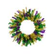 20  Metallic Pine Wreath: Mardi Gras (135 Tips) Online