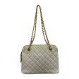 #CHANEL Cross Body Bag WHT Leather Discount