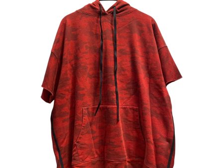 Ben Taverniti Hoodie M Camouflage Cotton RED  Hot on Sale