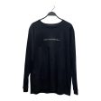 YOHJI YAMAMOTO LS T-Shirt XXL BLK Cotton HN-T78-878 HN-T78-878 Online Hot Sale