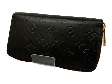 #LOUIS VUITTON Long Wallet BLK All Over Print on Sale