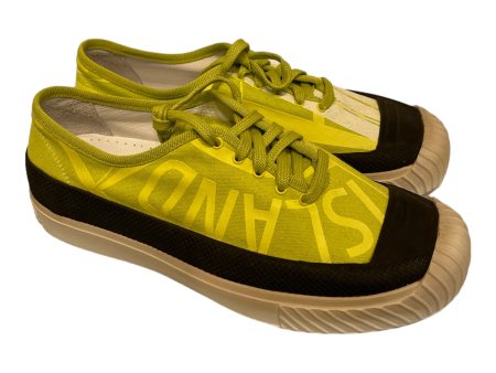 STONE ISLAND Low-Sneakers Cotton YEL devk shoes Online Sale