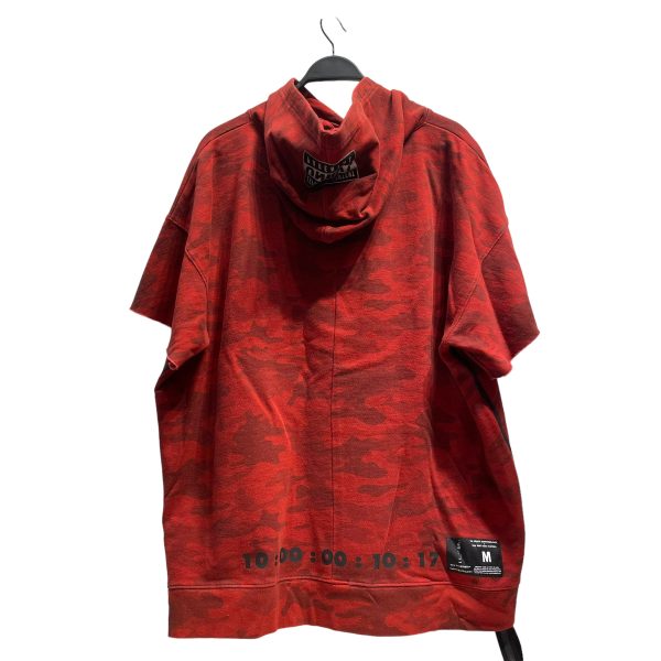 Ben Taverniti Hoodie M Camouflage Cotton RED  Hot on Sale