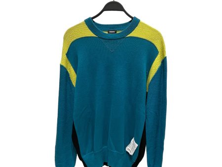 DIESEL Sweater L Blue Cotton  on Sale