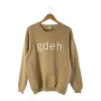 GOOD ENOUGH Sweatshirt M Beige Cotton  on Sale