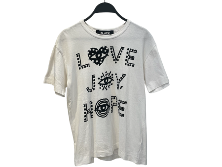 BLACK COMME DES GARCONS T-Shirt WHT Cotton Supply