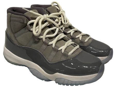 AIR JORDAN Hi-Sneakers US 9 Plain Leather GRY  JORDAN 11 COOL GREY For Sale