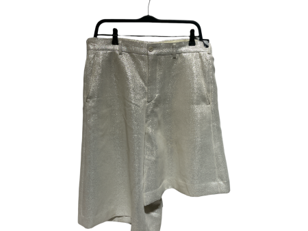 COMME des GARCONS HOMME PLUS Shorts S SLV silver sparkly Discount