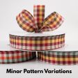 1.5  Chevron Check Plaid Ribbon: Teal Fall (50 Yards) Fashion