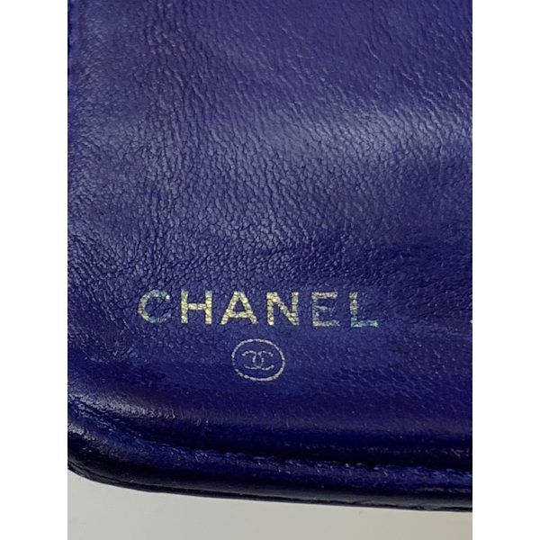 #CHANEL Long Wallet NVY Leather Online Hot Sale