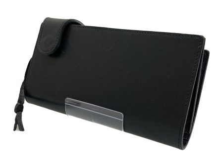 PORTER Long Wallet BLK Cowhide Plain Online