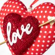 9  Love Hearts Cupid Arrow Ornament For Discount