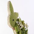 10  Green Bunny with Moss Felt Bow Ornament Online