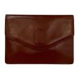 #Cartier Clutch Bag BRD Leather Plain Online Sale