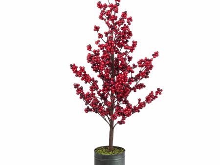 28  Potted Red Berries Tree Cheap