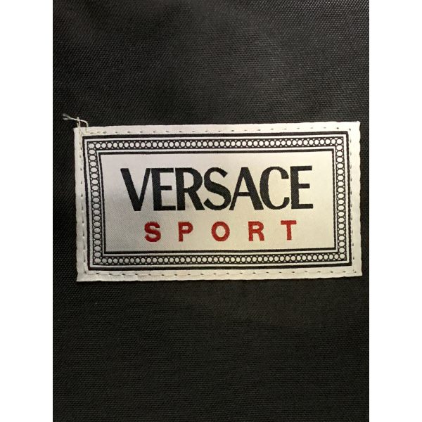 #VERSACE Boston Bag BLK Polyester Discount