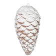 9  Frosted Pinecone Ornament Online now