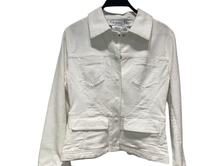 #Christian Dior Denim Jkt 38 WHT Denim Sale