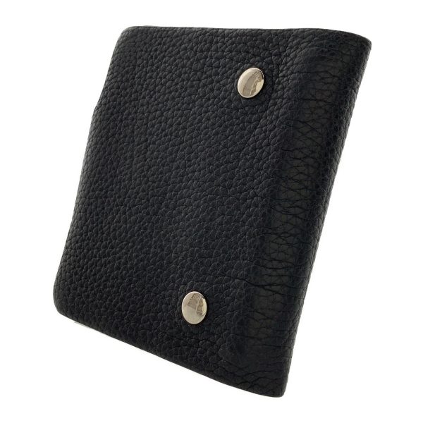 #HERMES Organizer Cover BLK Leather For Sale