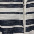 3.1 phillip lim SS Blouse 2 Stripe Cotton WHT NAVY STRIPES   ZIP FRONT For Cheap