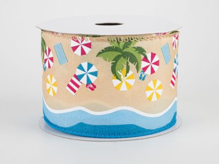 2.5  Seashore Beach Day Ribbon (10 Yards) Discount