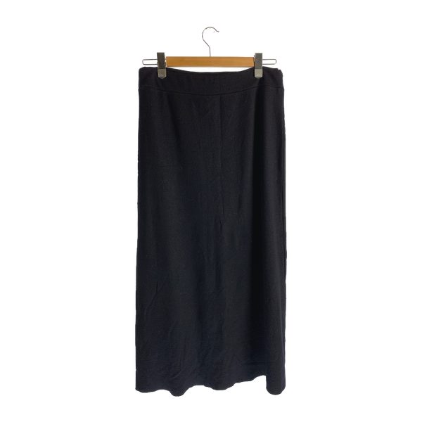 ISSEY MIYAKE Long Skirt M NVY Wool Plain For Discount