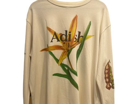 ADISH LS T-Shirt XL Cotton WHT All Over Print  Online Sale