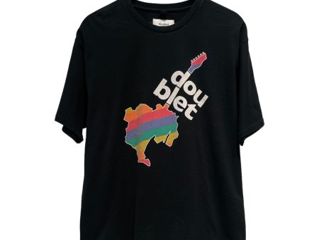 doublet T-Shirt M Cotton BLK  Discount